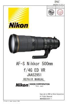 Nikon Service Manuals