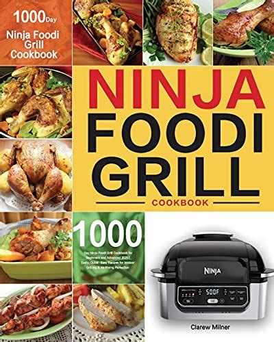 Ninja Foodi Grill Cookbook: 1000-Day Ninja Foodi Grill Cookbook for ...