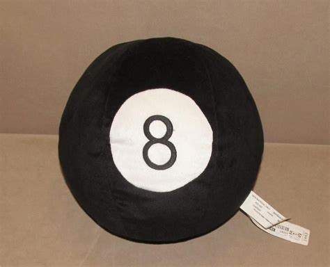 Ikea Bollsinne Black White Eight Ball 8 Plush Stuffed Toy Billiard Lucky 8 5/8" #Ikea | Pets for ...