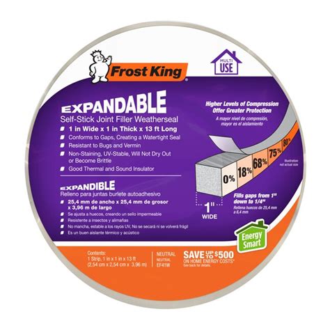 Frost King 1-ft x 5-in x 1-in White Foam Window Weatherstrip in the ...