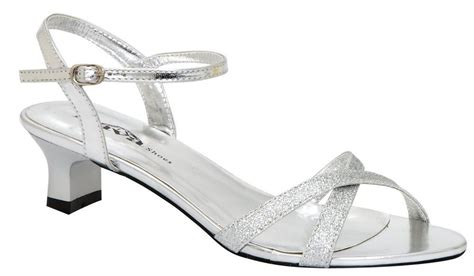 NEW Sugar Silver Bridesmaid Formal Evening Strappy Open Toe Shoe #4195 ...