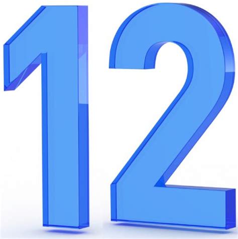 Pictures Of The Number 12 - Cliparts.co