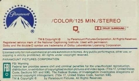 Paramount 1990 VHS Label Template by Mr-Deviantarter on DeviantArt