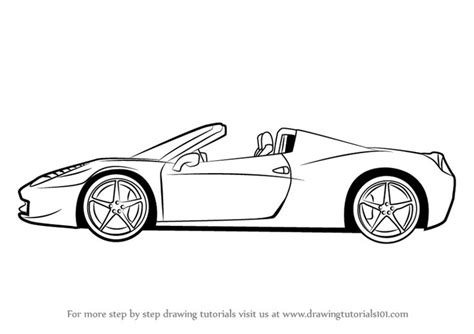 How to Draw a Ferrari: Step by Step Tutorial