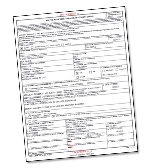 DD Form 2875 Information and Instructions