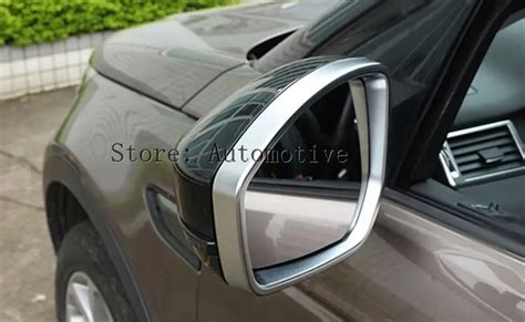 For Land Rover Discovery 5 2017 Car styling ABS Matte Chrome Exterior Accessories Side Rearview ...