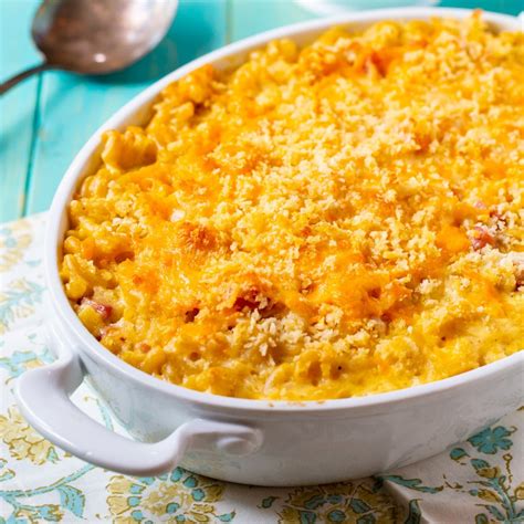 Mac and Cheese with Ham - Spicy Southern Kitchen