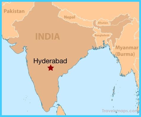 Where is Hyderabad India? | Hyderabad India Map | Map of Hyderabad ...