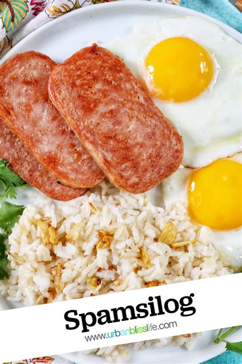 Spamsilog recipe - Urban Bliss Life