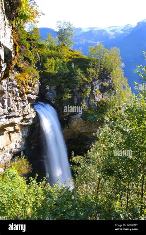 Waterfall walk in geiranger hi-res stock photography and images - Alamy