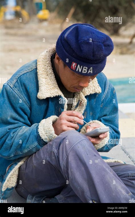 2008 Beijing Olympic National Stadium under construction Stock Photo - Alamy