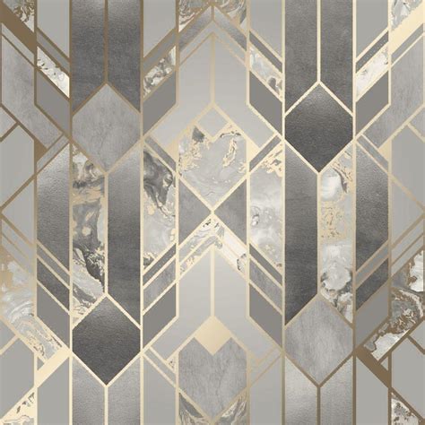 Grey And Gold Marble Wallpaper