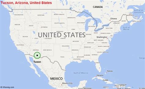 Where is Tucson, AZ? / Where is Tucson Located in The US Map