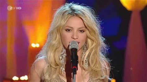 Shakira: Gypsy (Live Wetten Dass 2010) - YouTube