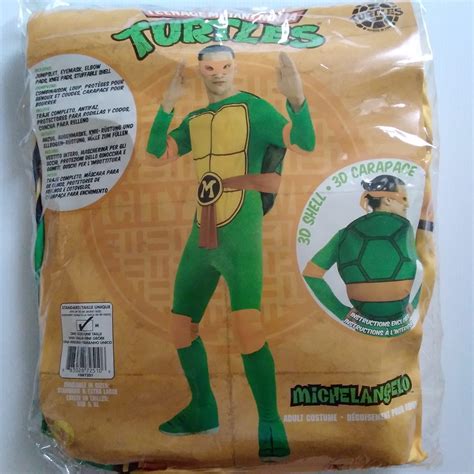 *Adult Costume – TMNT Michelangelo – Std (OLD STOCK) – The Party Warehouse
