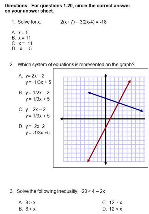 Algebra 1 Problems