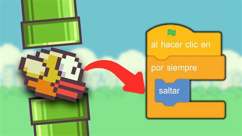 Cómo hacer un juego tipo Flappy Bird en Scratch Fácil y rápido (Gravedad, colisiones, movimiento ...