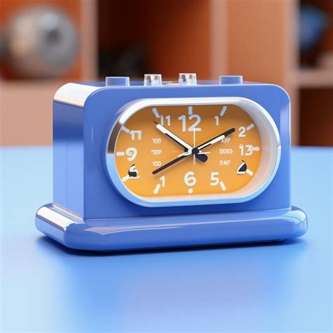 Premium Photo | Simple Random Color Alarm Clock with Minimalism Design ...