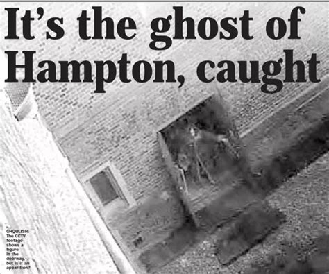 The Hampton Court Palace 'ghost' that was 'captured by security on CCTV ...