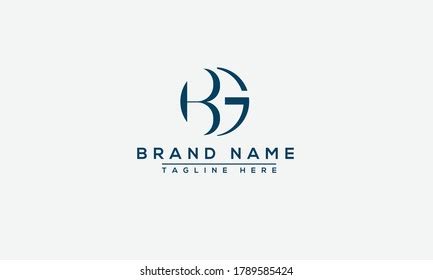 Bg Logo Design Template Vector Graphic Stock Vector (Royalty Free) 1789585424 | Shutterstock