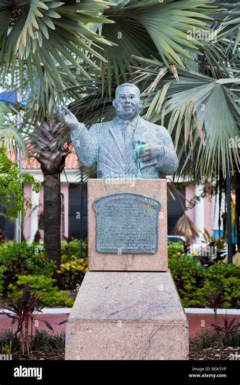 Statue bust of Sir Milo Boughton Butler, first Bahamian governor ...