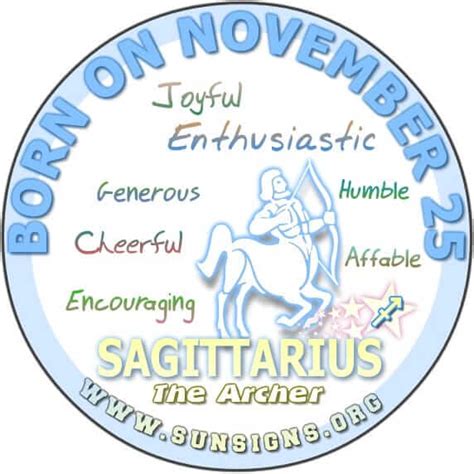 November 25 Zodiac Horoscope Birthday Personality - SunSigns.Org