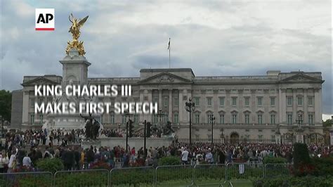 King Charles III makes first speech to nation