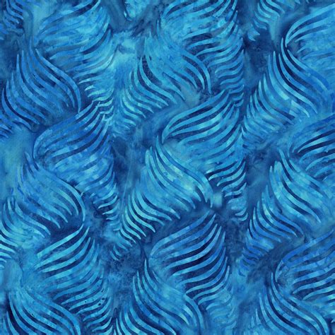 3286-007 Malam Batiks V - Ribbon - Medium Blue Batik Fabric | RJR Fabrics