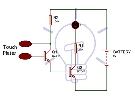 En uygun karar verecek kimya touch switch circuit using transistor ...