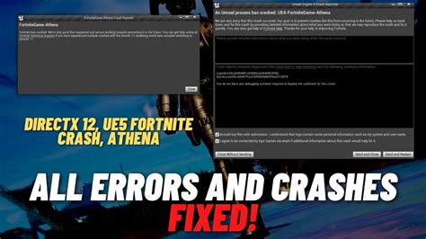 How to FIX Fortnite Crashes Chapter 4 Season 1 | UE5- Fortntie Crash ...