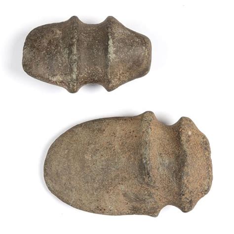 VIRGINIA NATIVE AMERICAN STONE AXES, LOT OF TWO sold at auction on 2nd ...