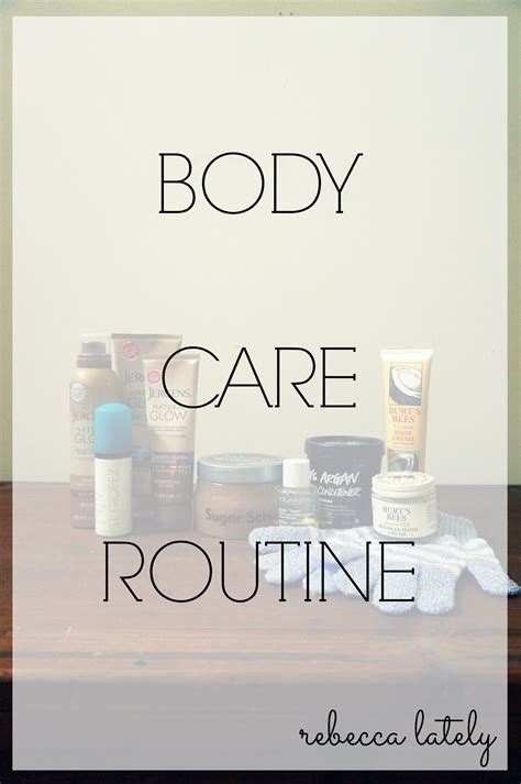 MAKEUP MONDAY: Body Care Routine - Rebecca Lately