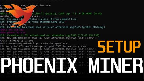 Phoenix Miner Setup and Configuration | Phoenixminer 5.7b - YouTube