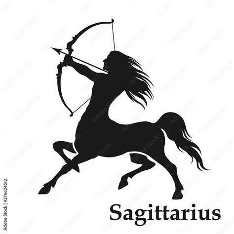 Sagittarius zodiac sign symbol. horoscope icon. isolated astrological ...