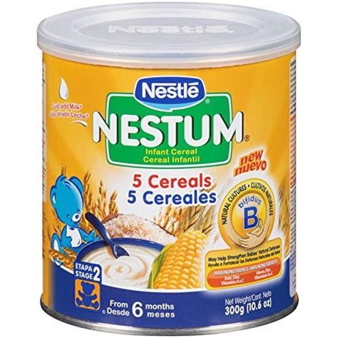 Nestle Nestum Infant Cereal, 5 Cereals, 10.6 OZ (Pack of 6) - Walmart.com