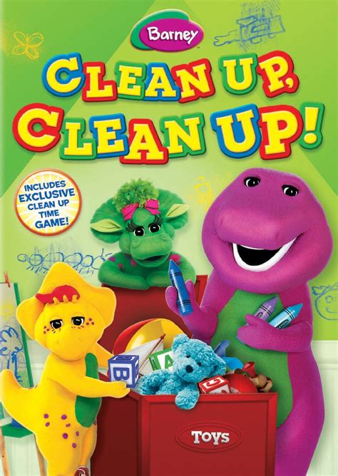 Barney: Clean Up, Clean Up! [DVD] | Barney & friends, Barney, Clean up song