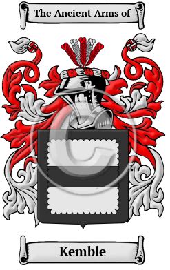 Kemble Name Meaning, Family History, Family Crest & Coats of Arms