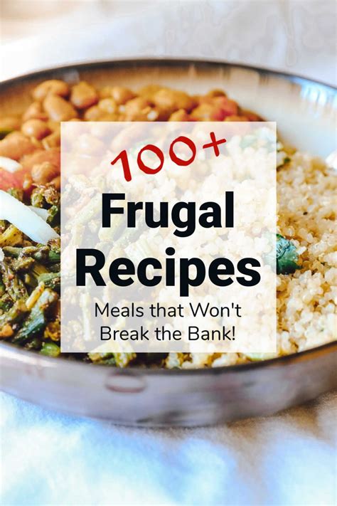 100 Frugal Recipe Ideas - Save Money on Dinner - Savor + Savvy