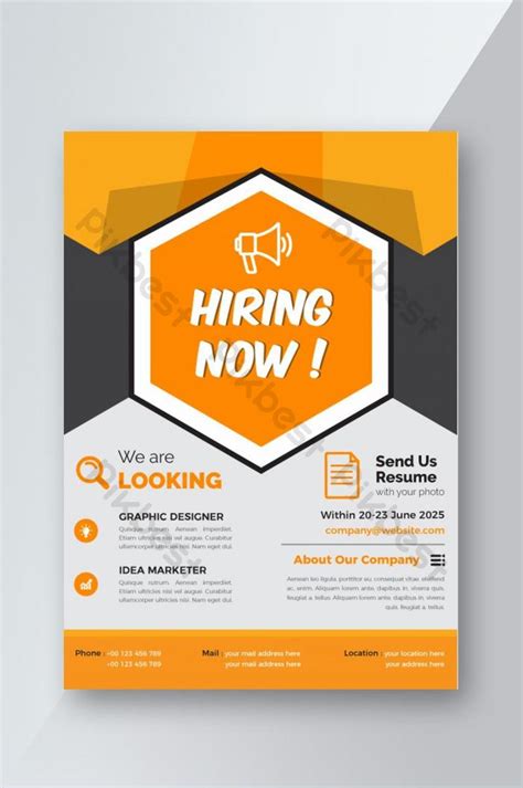 Job Vacancy Template for Recruitment Flyer | AI Free Download - Pikbest