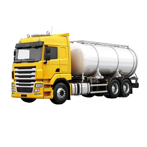 3d Illustration Of Tanker Truck, Truck, Gas, Transport PNG Transparent ...