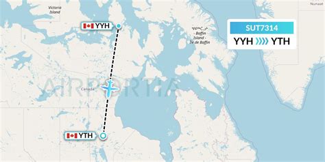 SUT7314 Flight Status Summit Air Ltd.: Taloyoak to Thompson