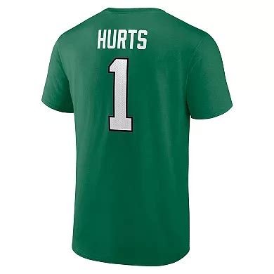 Men's Fanatics Branded Jalen Hurts Kelly Green Philadelphia Eagles Alternate Icon Player Name ...