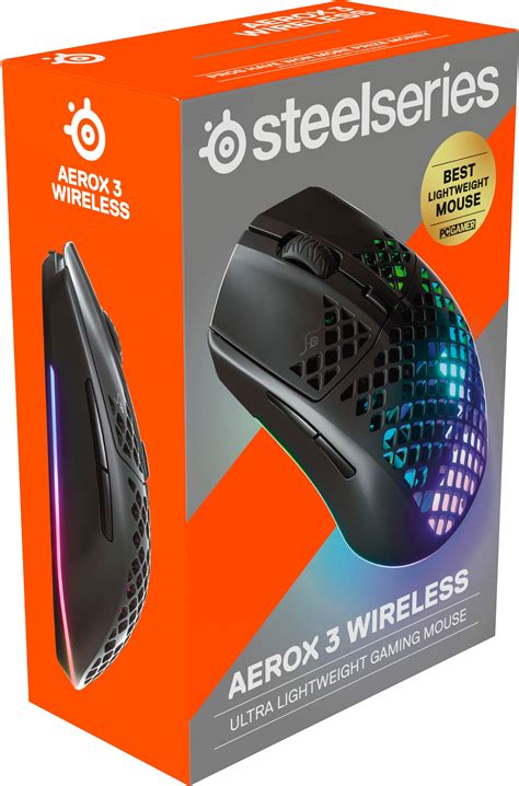 Customer Reviews: SteelSeries Aerox 3 Super Light Honeycomb Wireless RGB Optical Gaming Mouse ...