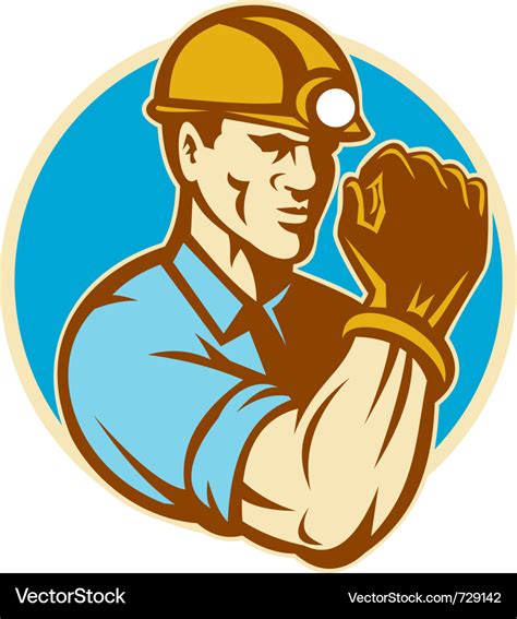 Coal miner Royalty Free Vector Image - VectorStock