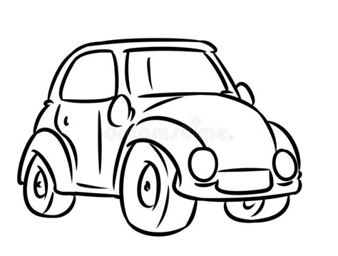 Car Transport Coloring Page Cartoon Stock Illustration - Illustration of isolated, drawing ...