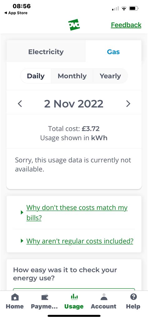 Smart Meter communicating with OVO but gas usage info not showing on ...