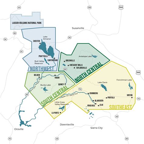 Map | Plumas County California