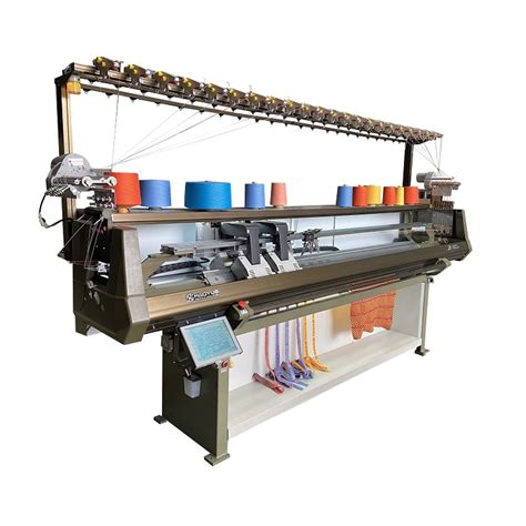 Fully jacquard collar knitting machine