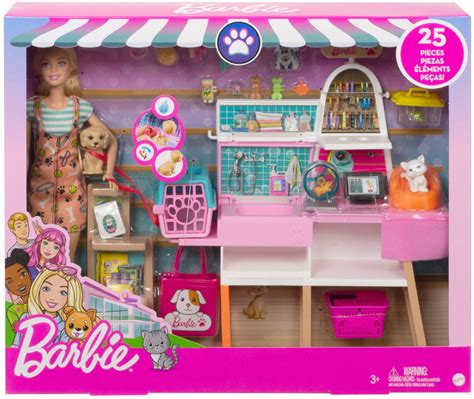 Questions and Answers: Barbie Doll and Pet Boutique Playset GRG90 - Best Buy