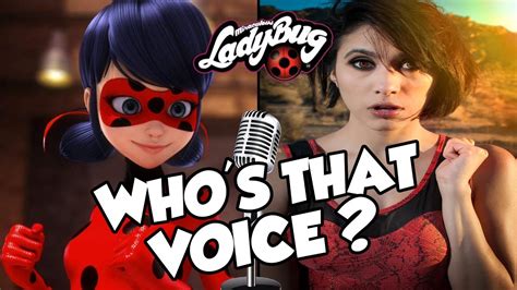 MIRACULOUS LADYBUG Who's That Voice? .. Voice Actors English Edition ...